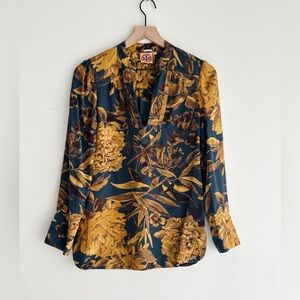 Tory Burch Silk Tunic Top